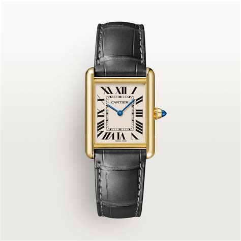 gold cartier tank